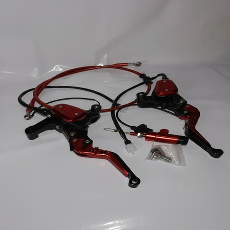 Clutch Y Freno Hidráulico Universal Para Motocicletas 4