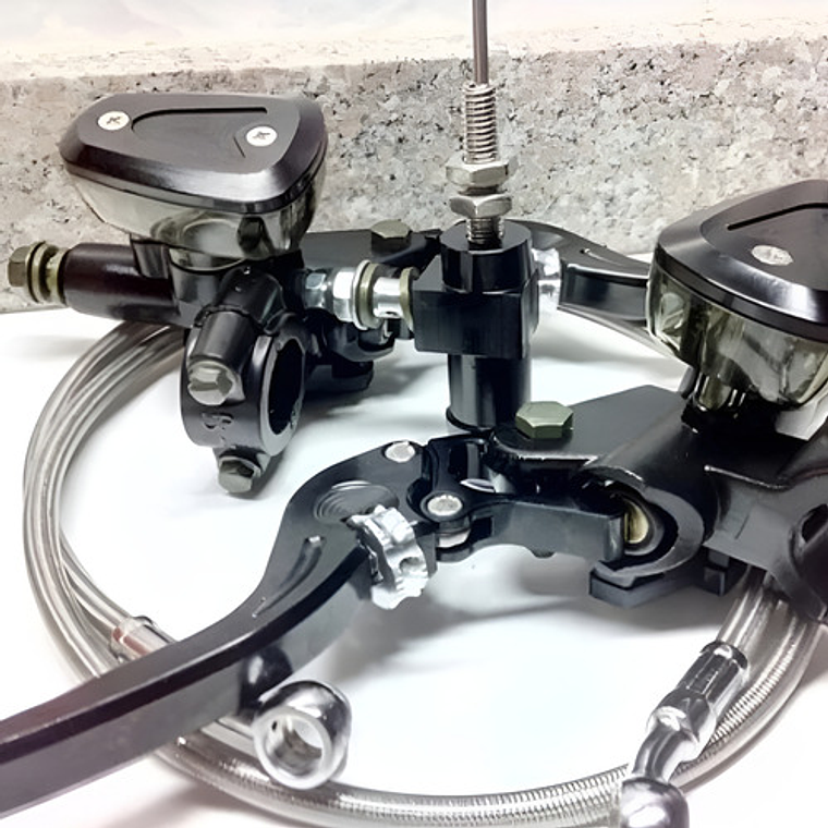 Clutch Y Freno Hidráulico Universal Para Motocicletas 4