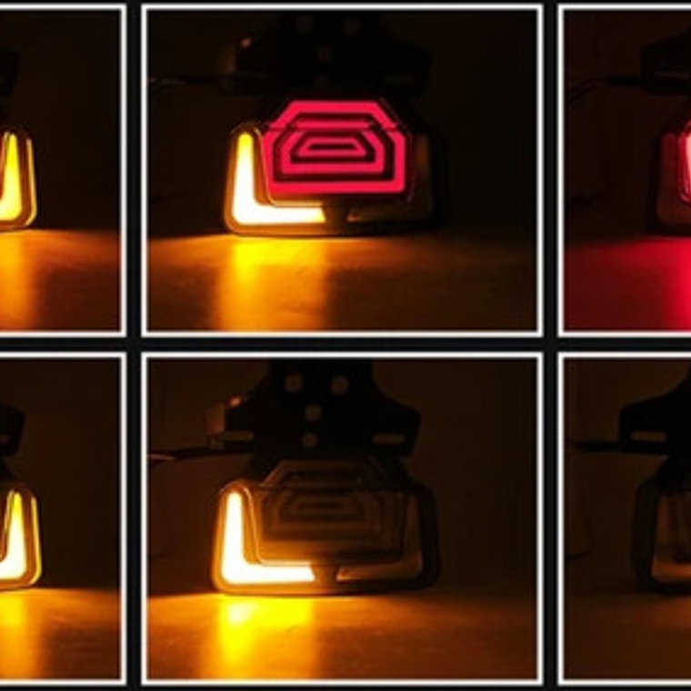 Stop Trasero Nkd 125 Led Luces Integradas  5