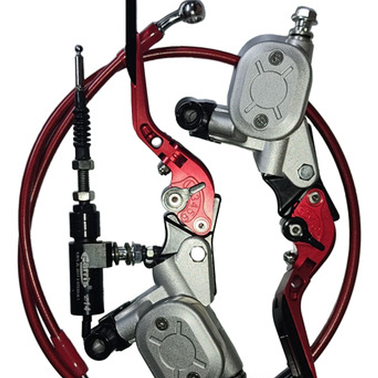 Clutch Y Freno Hidráulico Kit Universal, Abatible,extendible 7