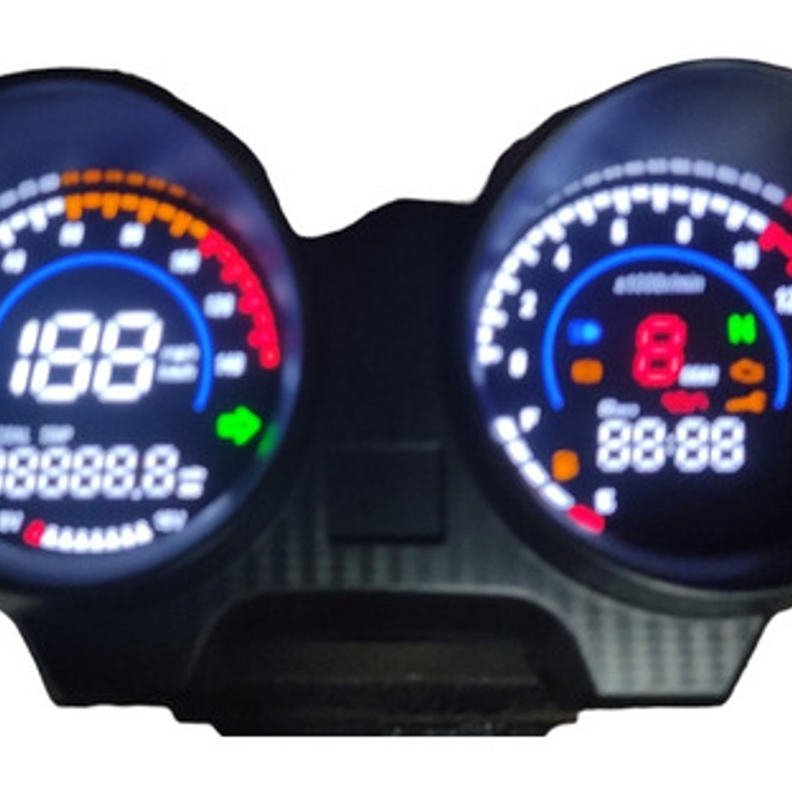 Velocímetro Digital Phm 1977 Negro 80mm Urbano 3