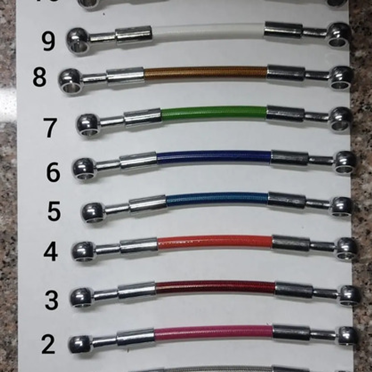 Manguera De Freno Delantero Y Trasero Apache Rtr 200 2