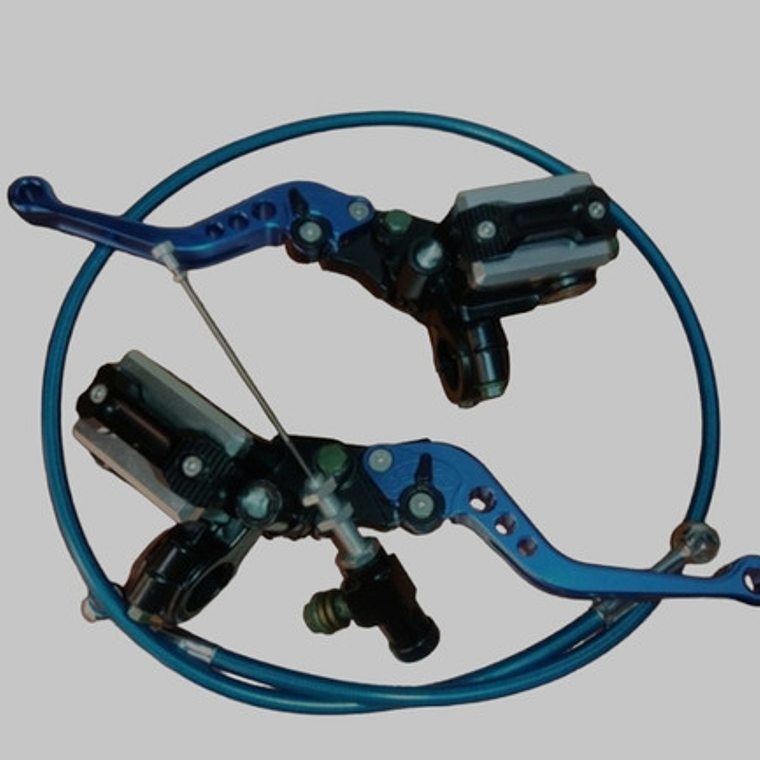 Manigueta Universal Rojo Freno Clutch Ambos Lados 7