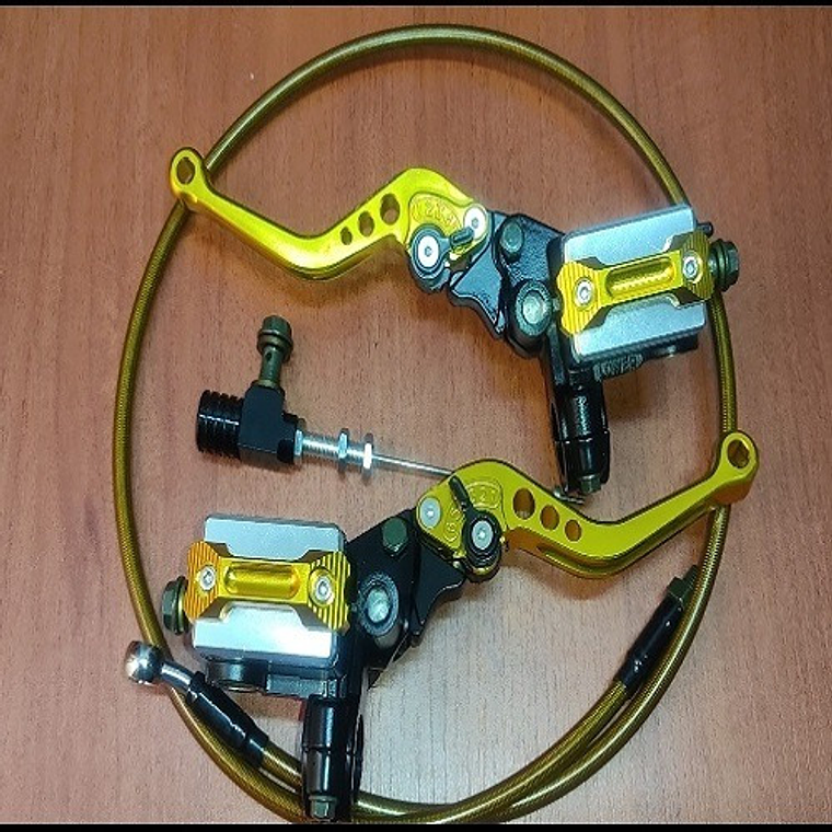 Manigueta Universal Rojo Freno Clutch Ambos Lados 16