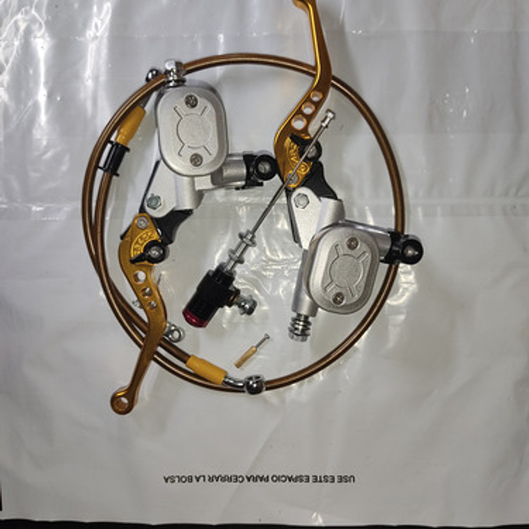 Manigueta Universal Rojo Freno Clutch Ambos Lados 20