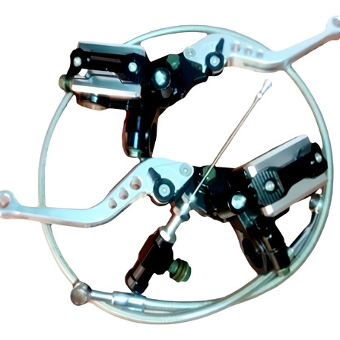 Manigueta Universal Rojo Freno Clutch Ambos Lados 32