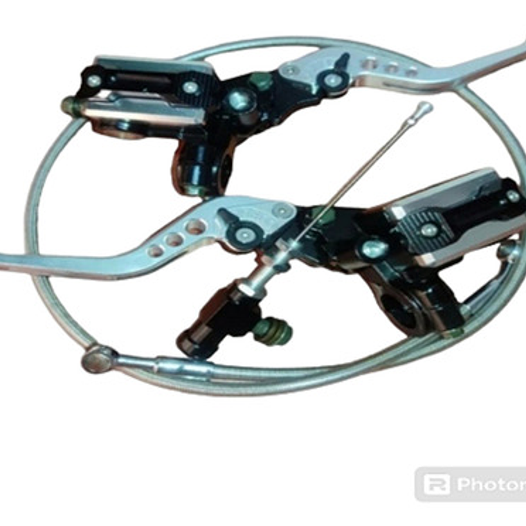 Manigueta Universal Rojo Freno Clutch Ambos Lados 34