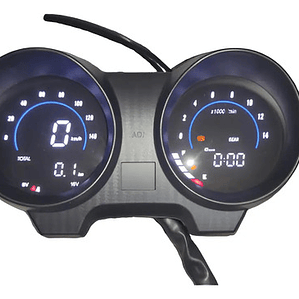 Velocímetro Digital Phm 19770912 Negro 90mm