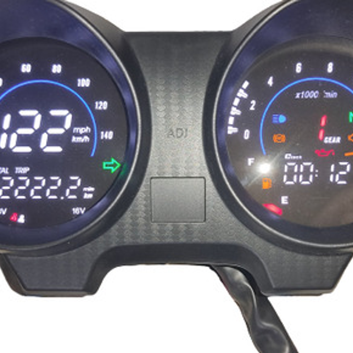 Velocímetro Digital Phm 19770912 Negro 90mm 5