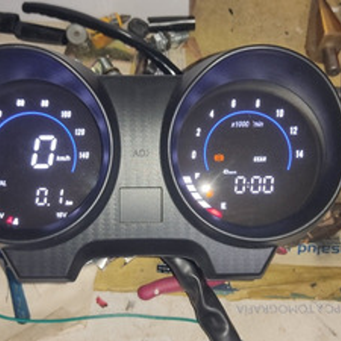 Velocímetro Digital Phm 19770912 Negro 90mm 7