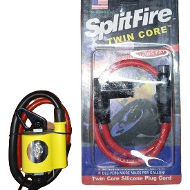 Bobina Racing Cable Alta Spliftifire Roja 2