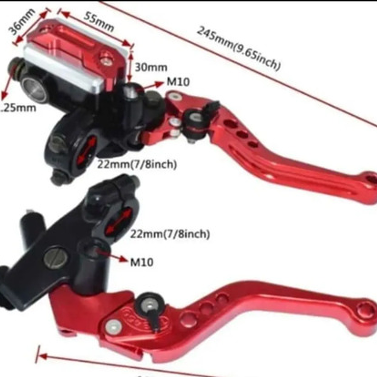 Freno Delantero Y Embrague De Guaya De Lujo Moto 6