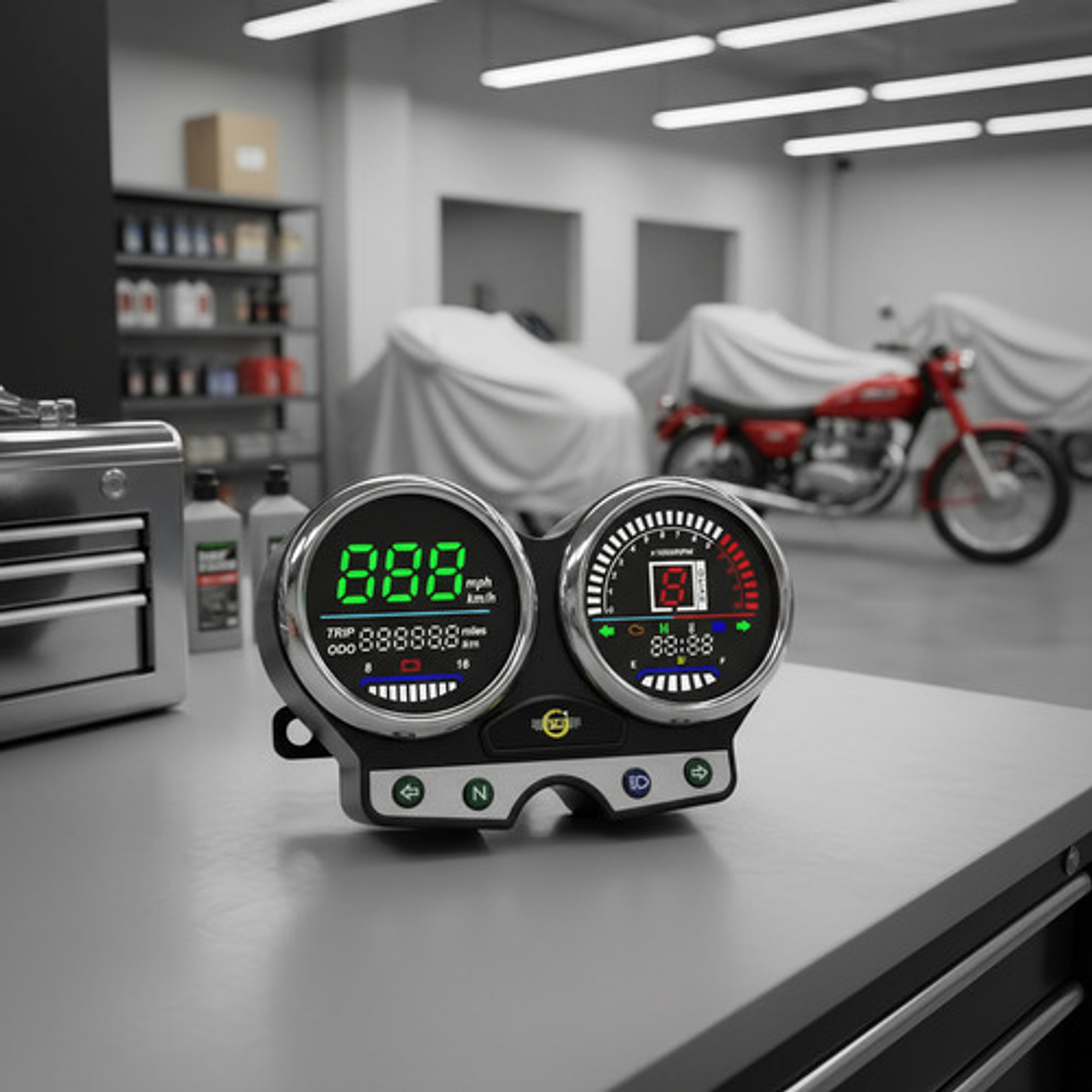 Velocimetro Digital Gs 125 Homologación Premium Tfh  1