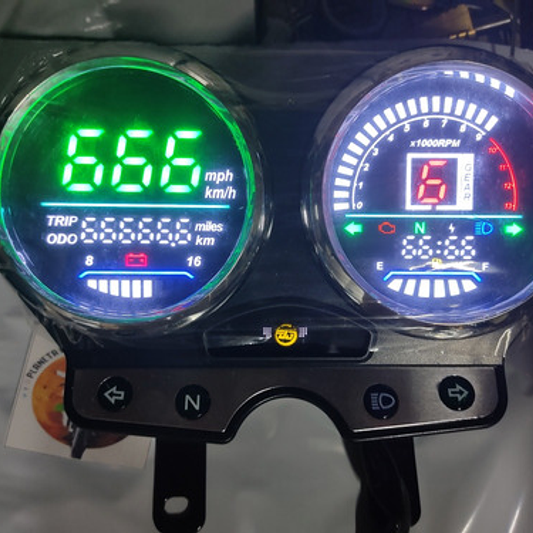 Velocimetro Digital Gs 125 Homologación Premium Tfh  7