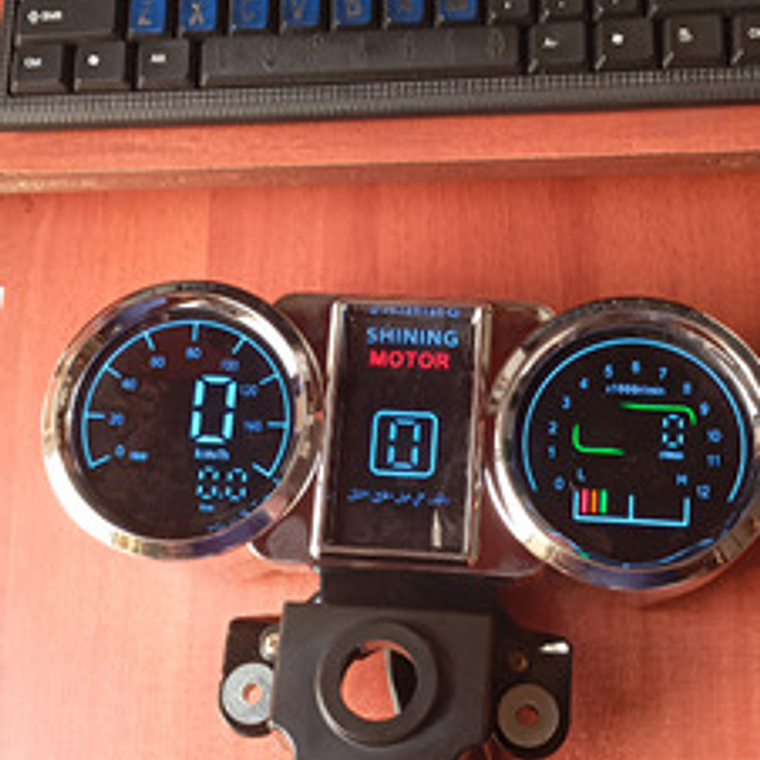 Velocímetro Digital Tsheng 197709110120 Negro Moto 2