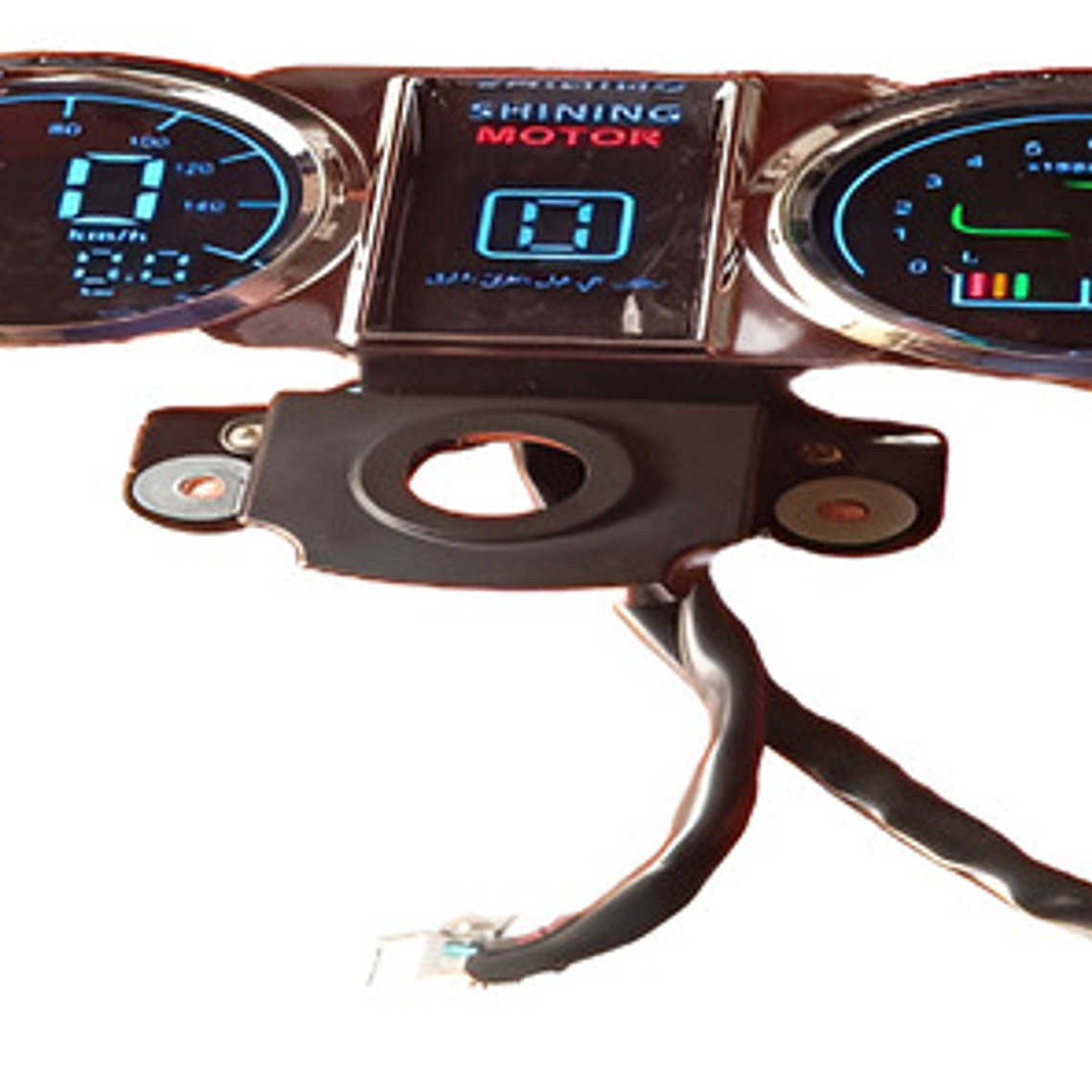 Velocímetro Digital Tsheng 197709110120 Negro Moto 3