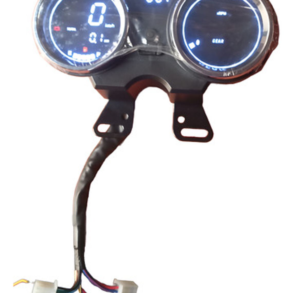 Velocímetro Digital Tsheng 197709110120 Negro Moto 10