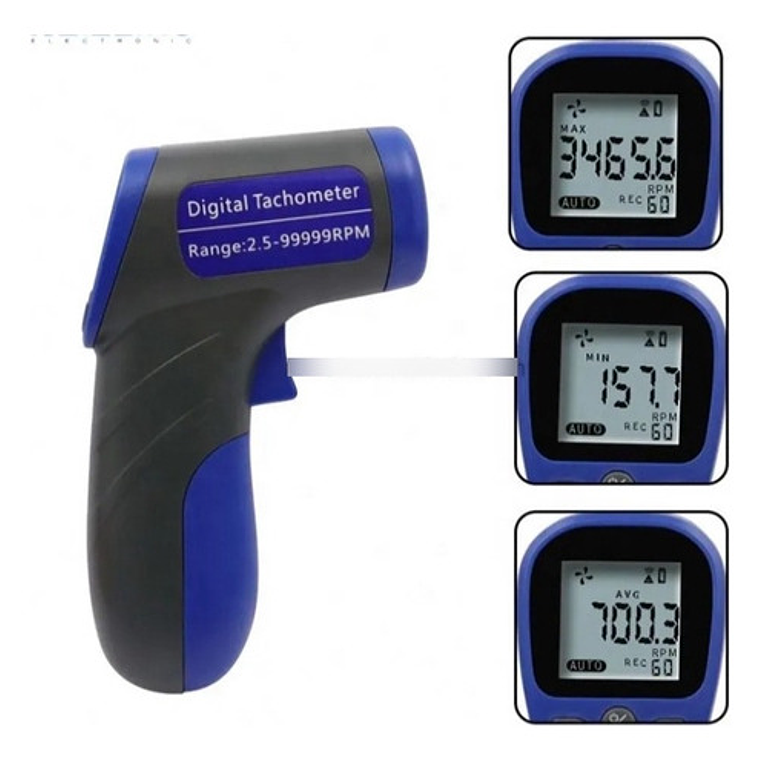 Láser Inflarrojo Rpm- Velocidad Graba Datos 4