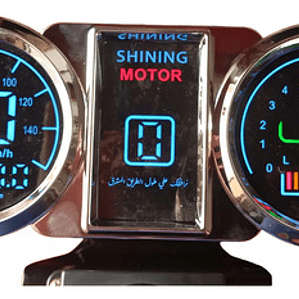 Velocímetro Digital Tsheng 197709110120 Negro Moto