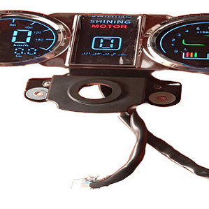 Velocímetro Digital Tsheng 197709110120 Negro Moto