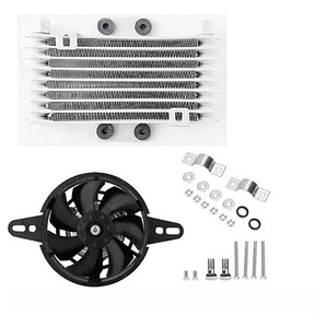 Radiador Enfriador De Aceite Con Ventilador