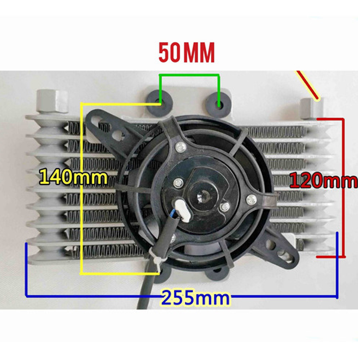 Radiador Enfriador De Aceite Con Ventilador 3