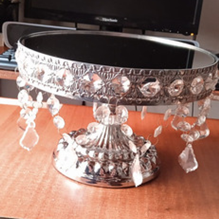 Base Frutero Acero Inoxidable Y Vidrio Espejo De Lujo 4