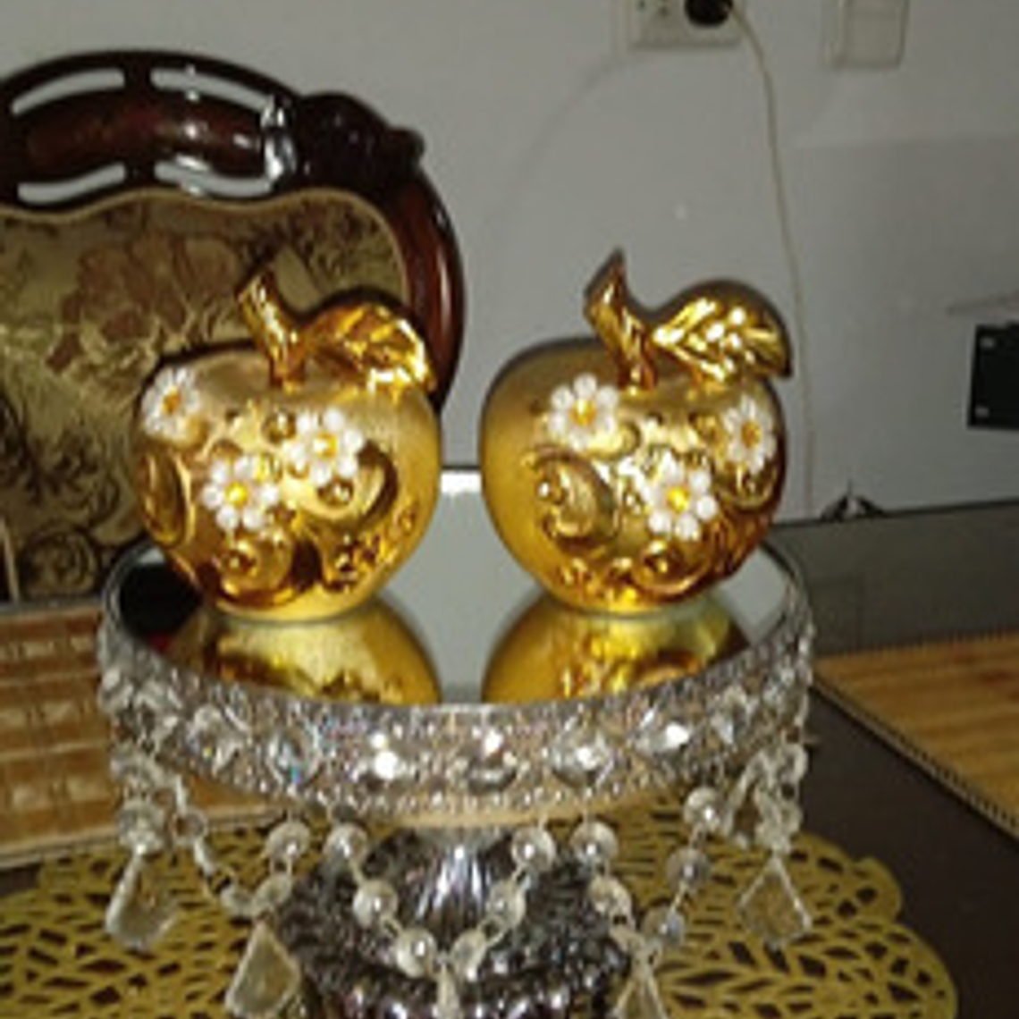 Base Frutero Acero Inoxidable Y Vidrio Espejo De Lujo 5