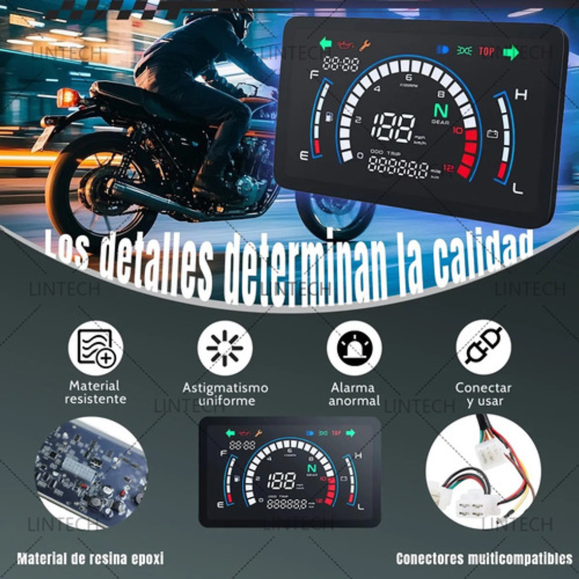 Velocímetro Tablero Digital Ft150 Ws150 Dt125 Ybr125 Ft125 4