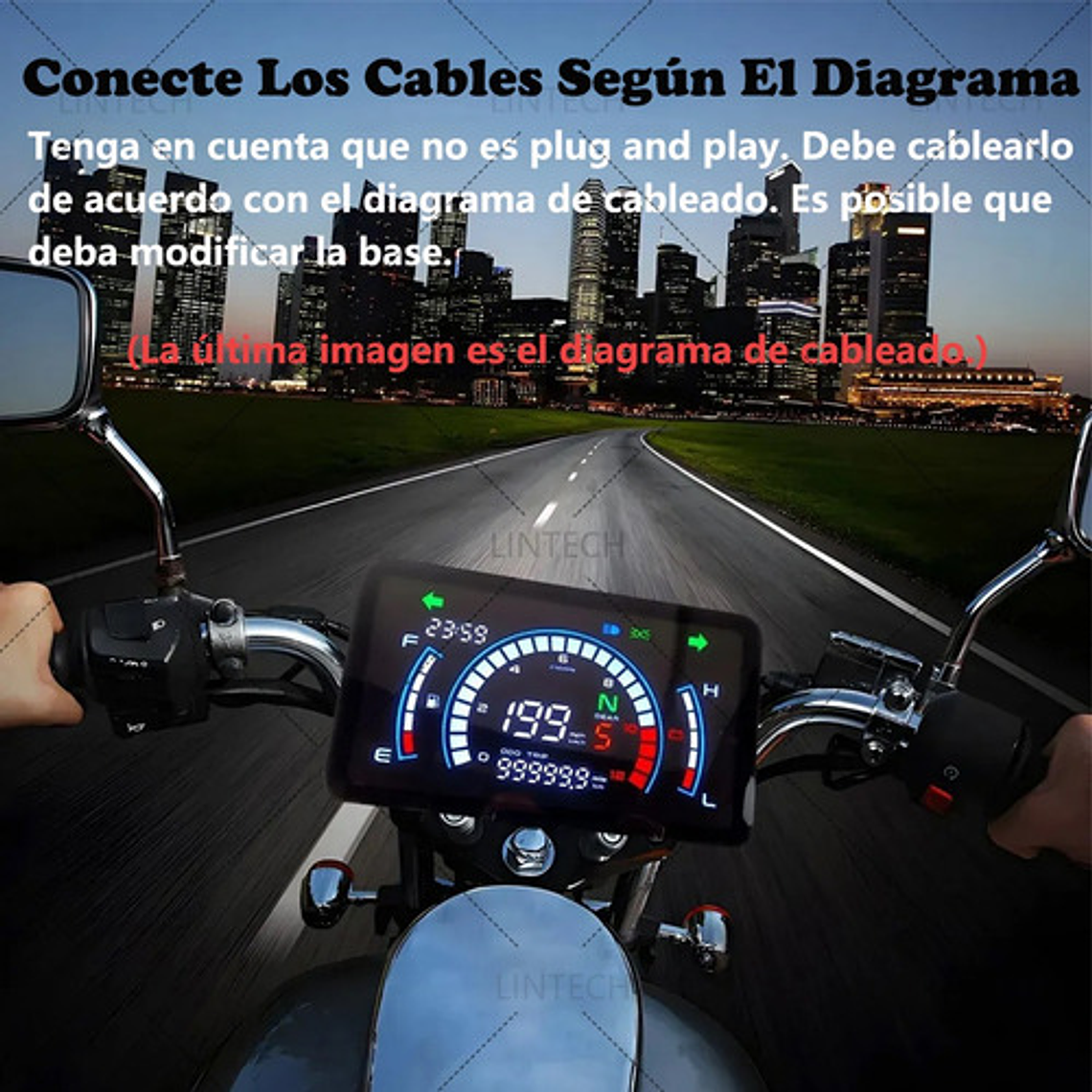 Velocímetro Tablero Digital Ft150 Ws150 Dt125 Ybr125 Ft125 6