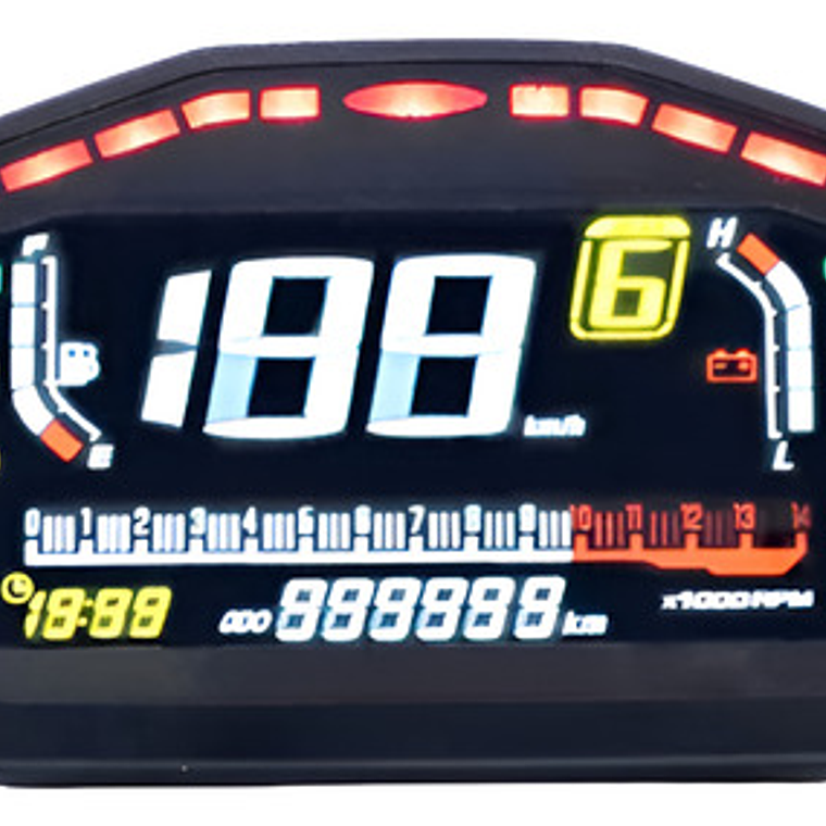 Ducati Mtha19670109 Velocímetro Digital Moto 1