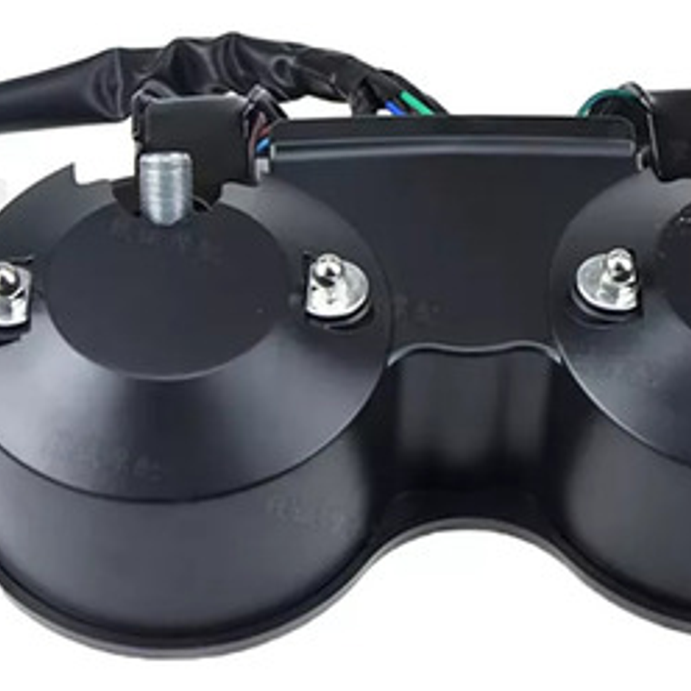 Velocímetro Analógico Urbano Yamaha Ybr125 120km/h Negro Retroiluminado 2