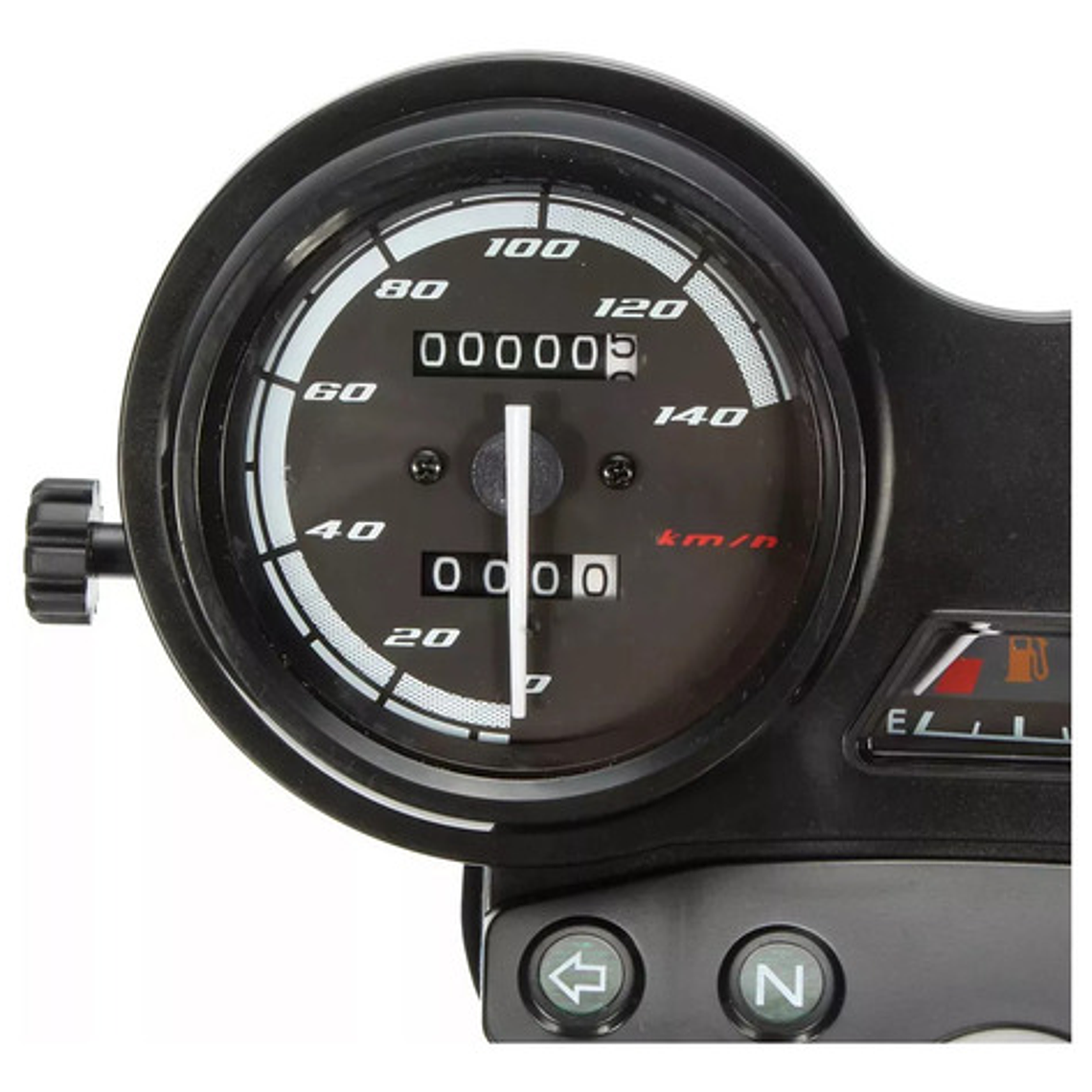 Velocímetro Analógico Urbano Yamaha Ybr125 120km/h Negro Retroiluminado 5