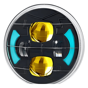 Faro Delantero Gn 125 Led Altas Y Bajas Por Lupas Dbr Giros