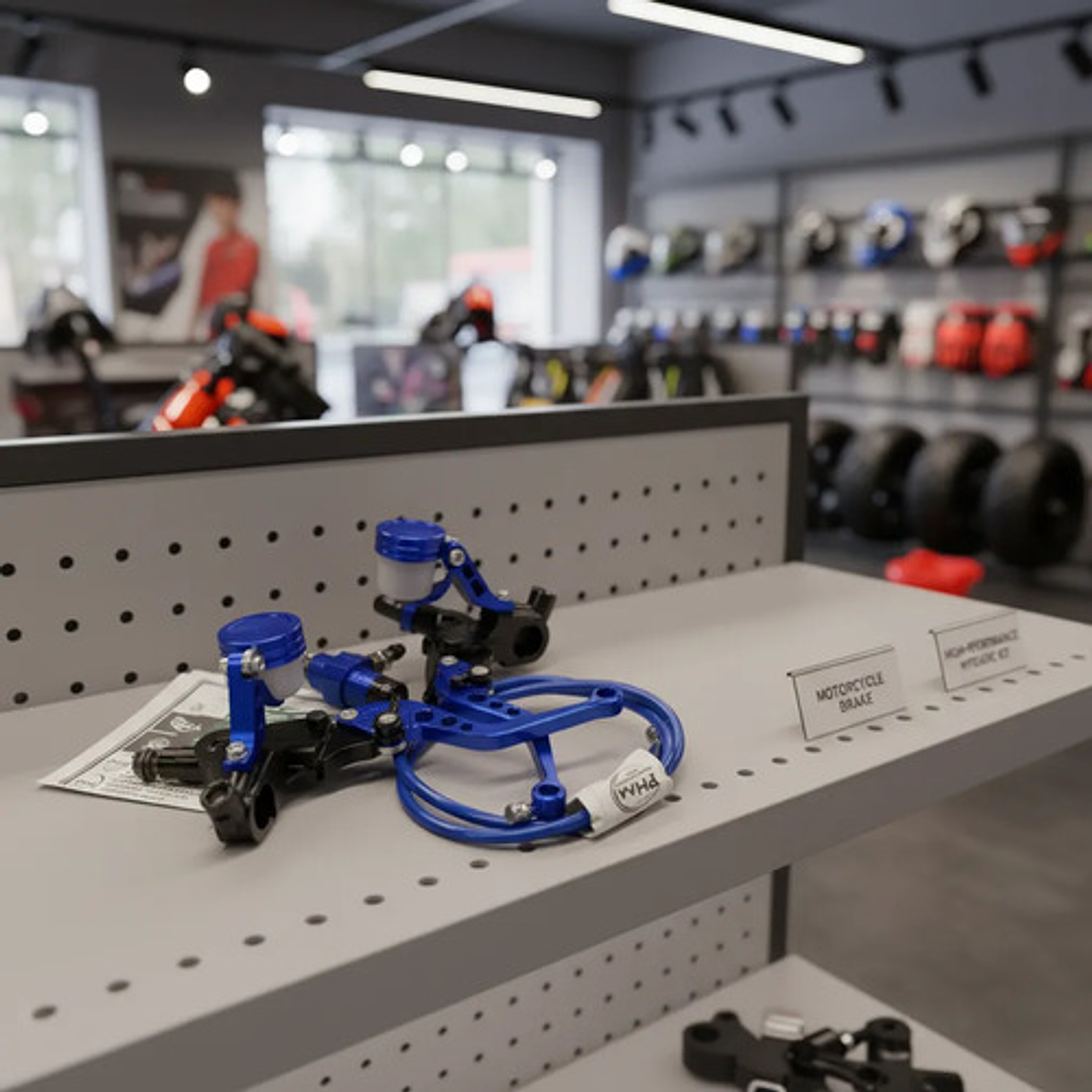 Kit Bomba Clutch Hidráulico Y Freno Moto Azul 6