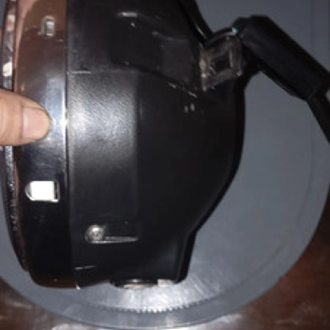 Farola Redonda Universal Cromada Para Moto Clásica 4