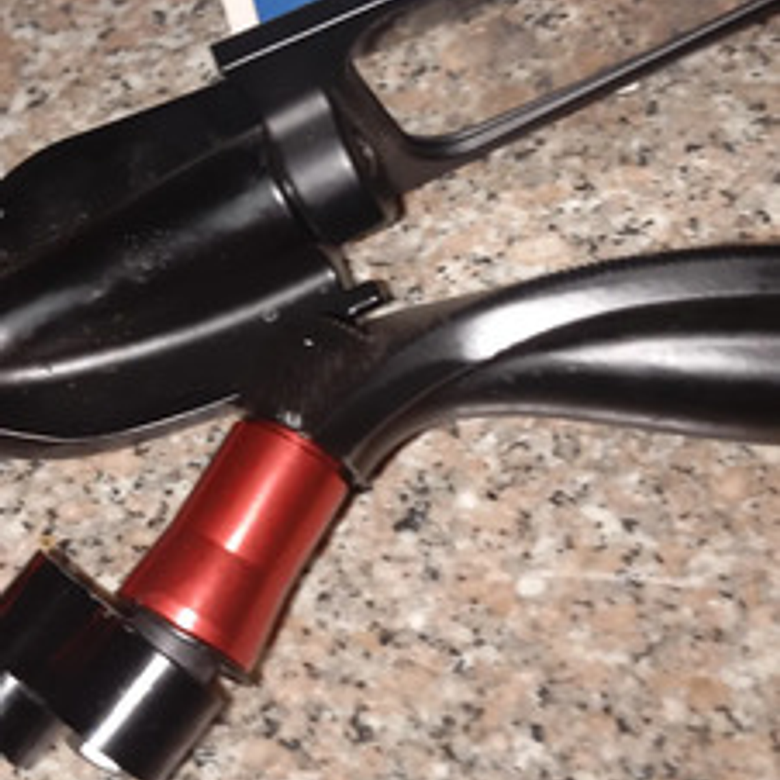 Par De Espejos Retrovisores Universales Para Moto Negros 3