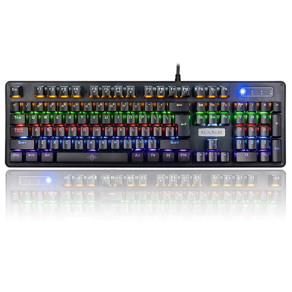 Teclado semimecánico Rgb para Gamer, JK-9122 antighosting 3
