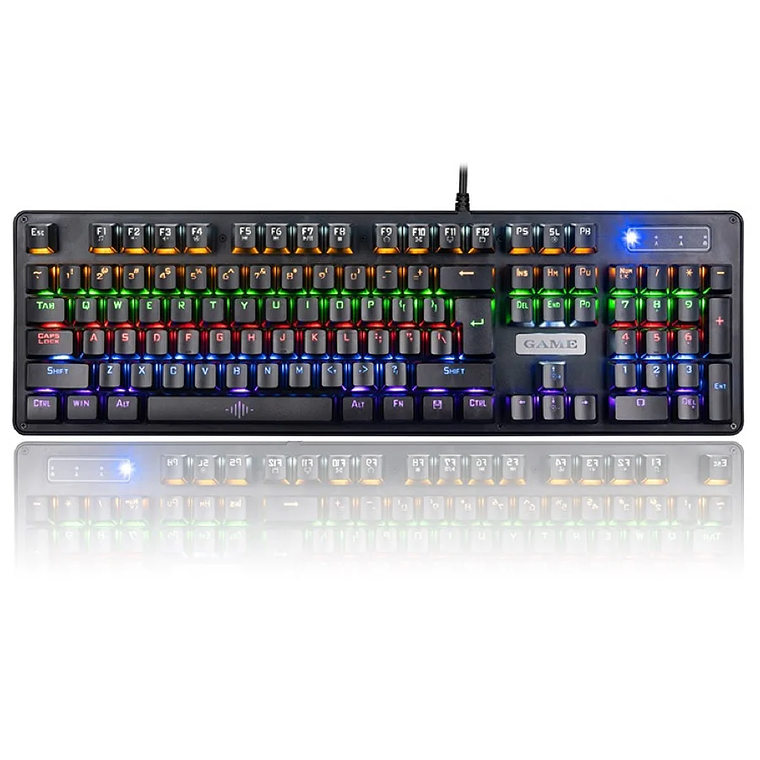 Teclado semimecánico Rgb para Gamer, JK-9122 antighosting 3