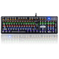 Teclado semimecánico Rgb para Gamer, JK-9122 antighosting - Miniatura 3