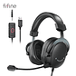 Auriculares FIFINE, conector de 3,5 mm y auriculares USB con sonido envolvente 7,1/control de volumen/interruptor de silencio para PC/MAC/PS4/PS5 Mixer-H9 - Miniatura 1
