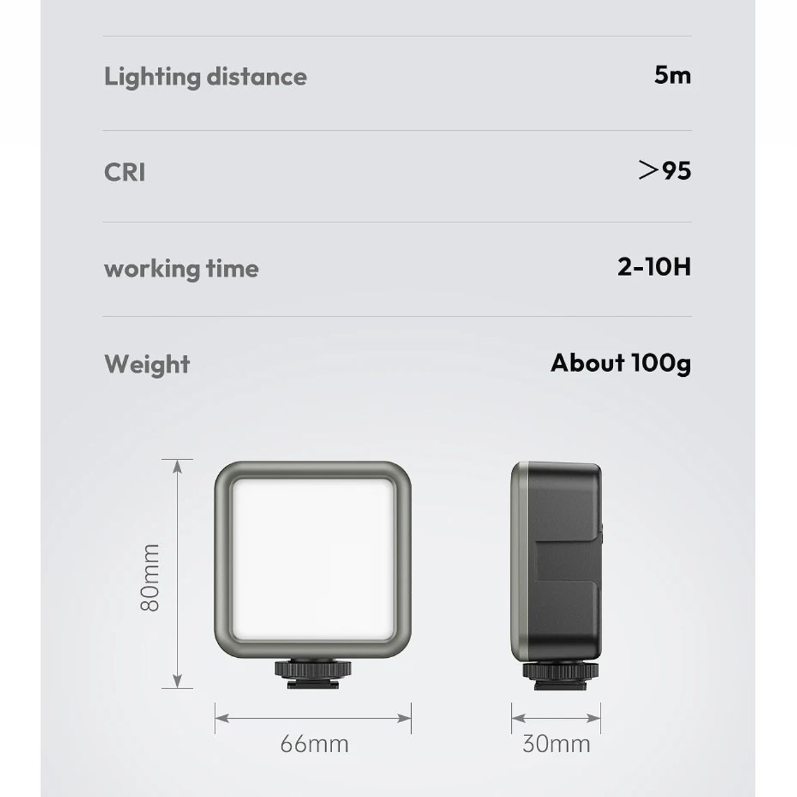 Ulanzi VL49 Mini RGB LED luz de vídeo 2700K-9000K en la cámara luz de relleno fotografía iluminación bolsillo Live Tiktok Vlog lámpara de luz 29