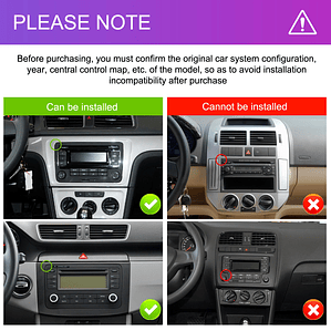 Podofo-Radio con GPS para coche, reproductor con Android, 4 + 64G, WIFI, 9 pulgadas, estéreo, Carplay, para VW/PASSAT/GOLF/SHARAN/POLO
