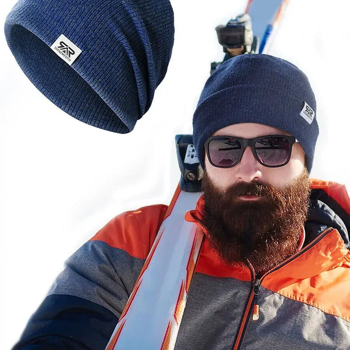 Gorro de punto para hombre y mujer, gorro de esquí con calavera, gorro cálido de invierno para clima frío, vida diaria y gorro al aire libre 6