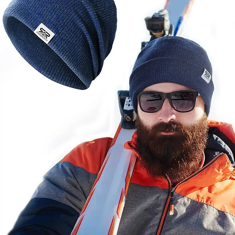 Gorro de punto para hombre y mujer, gorro de esquí con calavera, gorro cálido de invierno para clima frío, vida diaria y gorro al aire libre 6