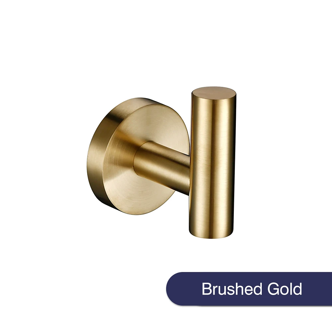 Hook de tornillo de pared de gancho negro de acero inoxidable para bata de tornillo para el baño SUS304 Rugadora a prueba de óxido para hardware de cocina Capacle 9