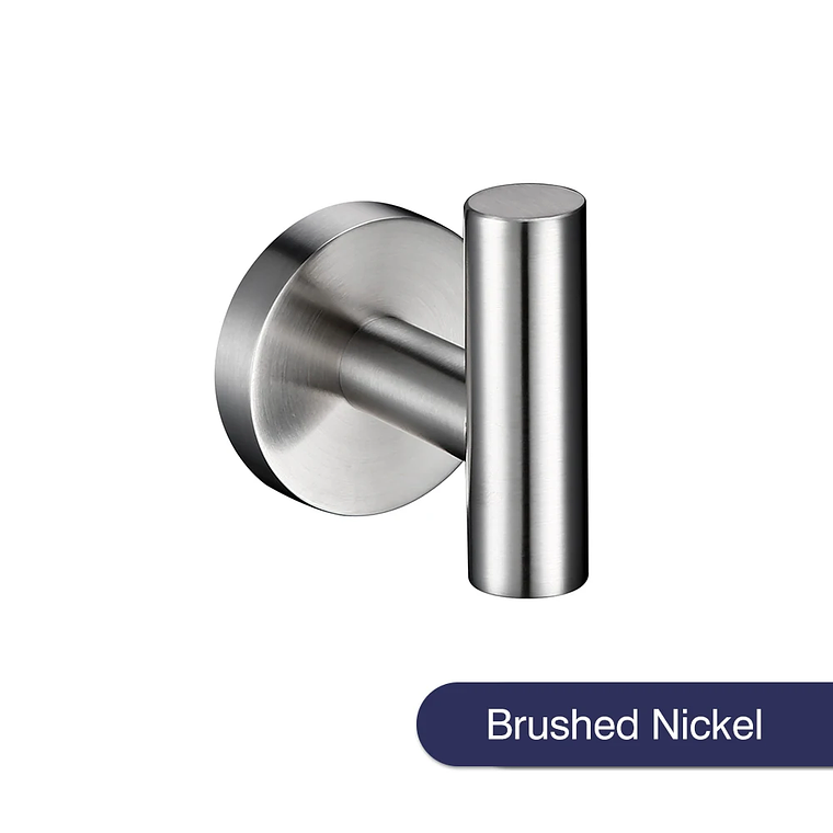 Hook de tornillo de pared de gancho negro de acero inoxidable para bata de tornillo para el baño SUS304 Rugadora a prueba de óxido para hardware de cocina Capacle 16