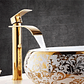Tuqiu-grifo de baño dorado, grifo de lavabo de cascada, grifo mezclador de lavabo de un solo mango, grifo de baño, grifo de grúa de agua de fregadero de latón - Miniatura 16