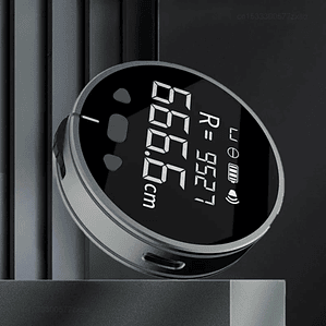 Medidor de Distancia Eléctrico DUKA ATuMan Q, Cinta Métrica con Pantalla LCD HD, Herramienta de Medición Recargable, Telémetro Digital