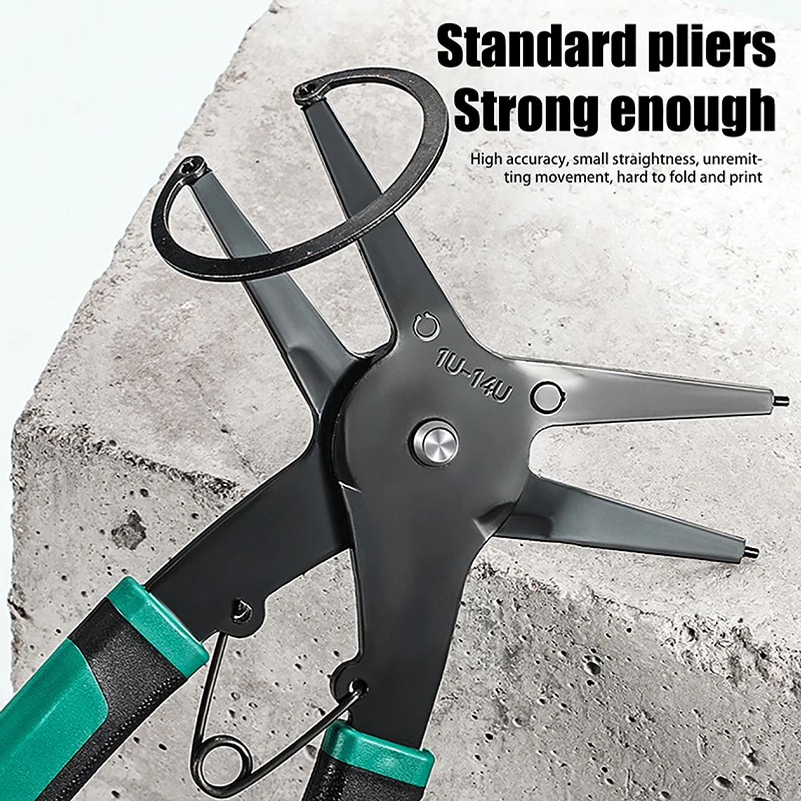 Alicates de anillo a presión, herramienta de engarzado multifuncional, removedor de anillo externo interno, alicates de retención, herramienta de mano 1